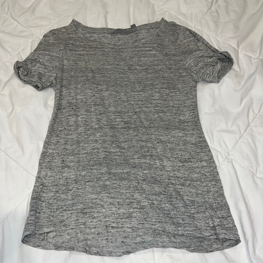 Athleta Linen Short Sleeve Tee